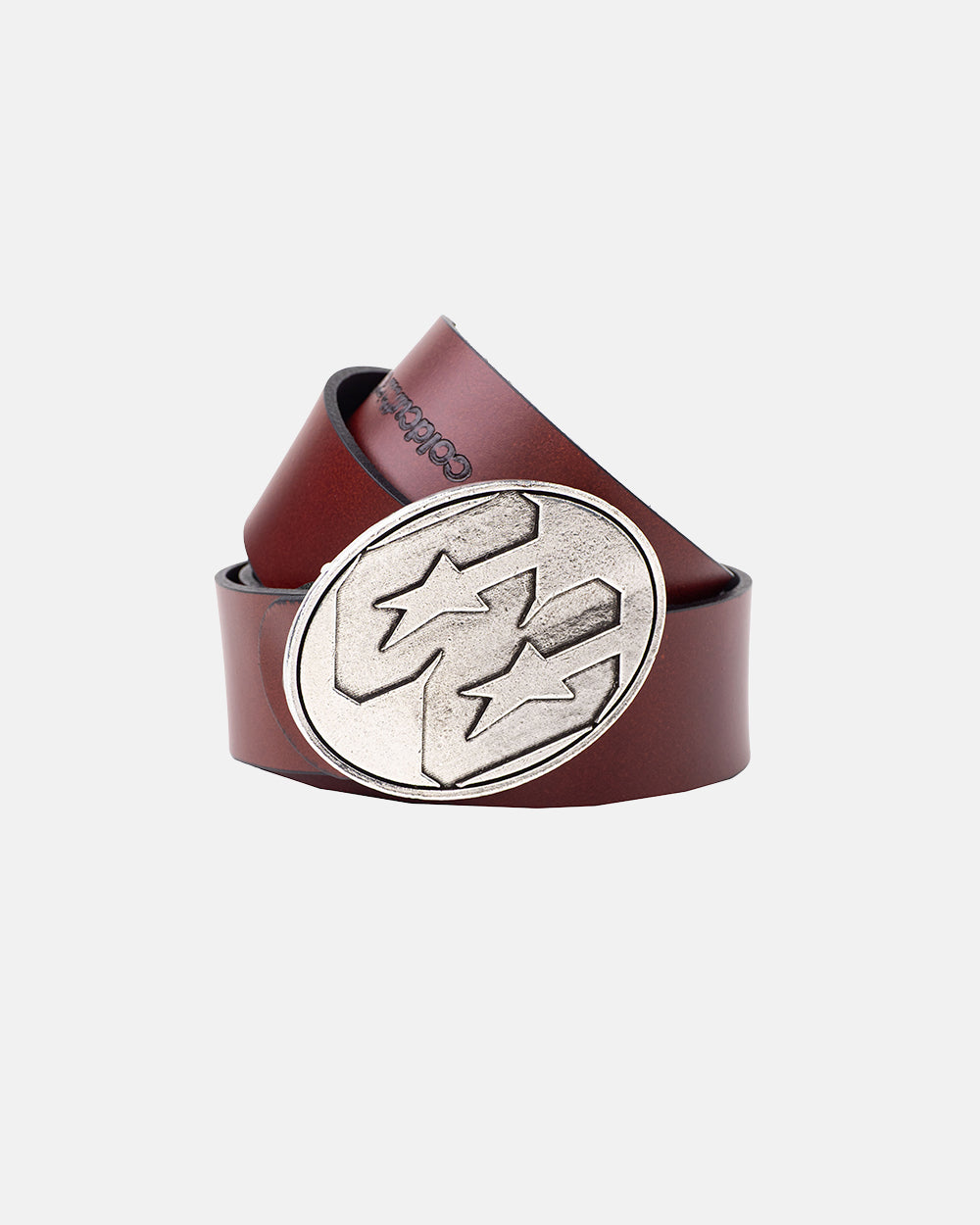 CINTURÓN DE CUERO DOBLE C ROBLE