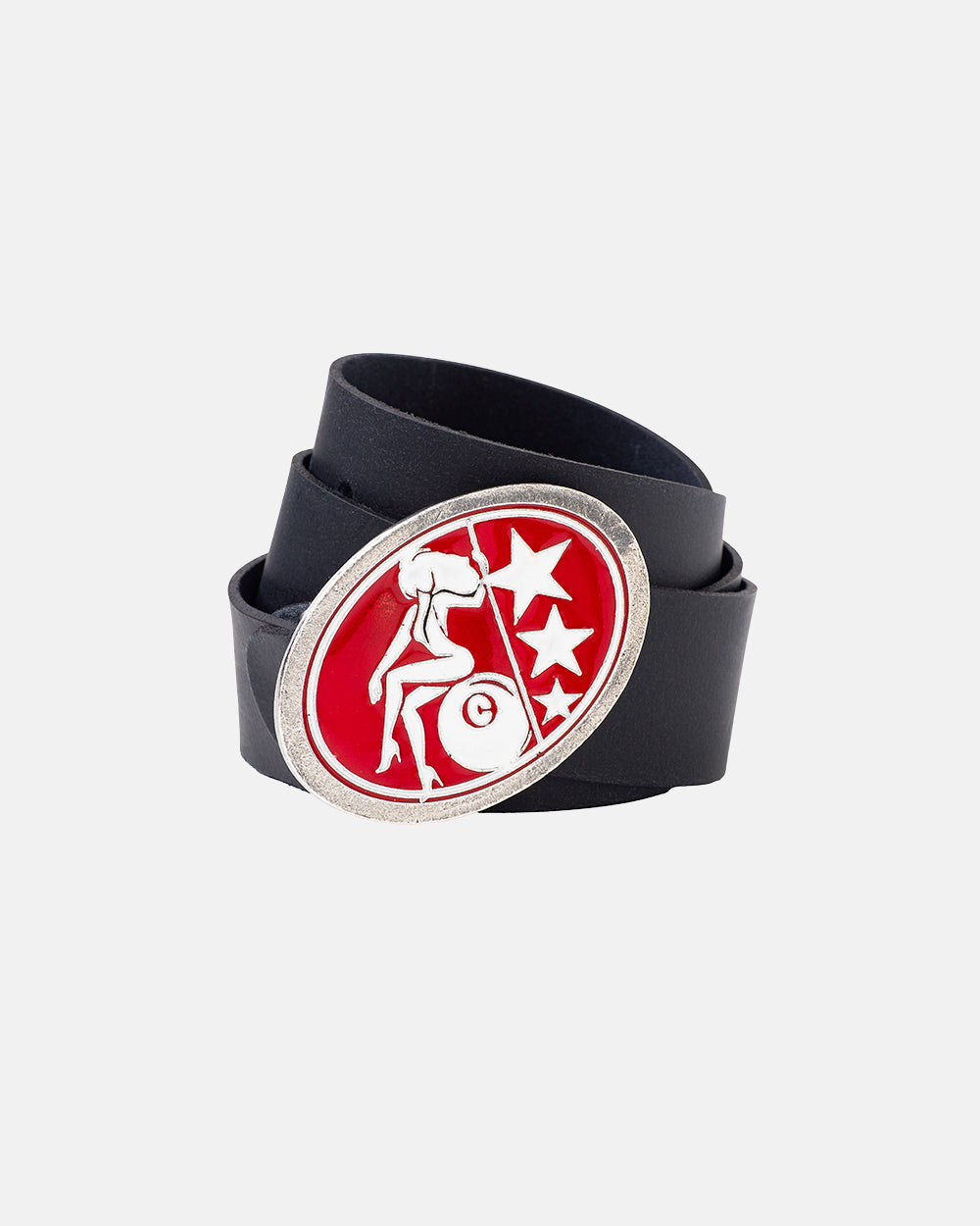 CINTURÓN DE CUERO BINGO DE ALPACA