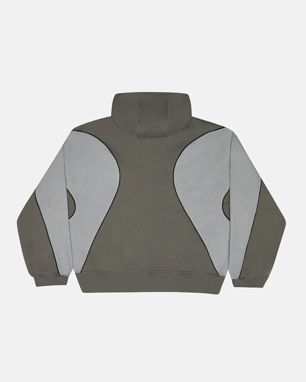 SUDADERA CON CAPUCHA Y CREMALLERA RUSH GRIS