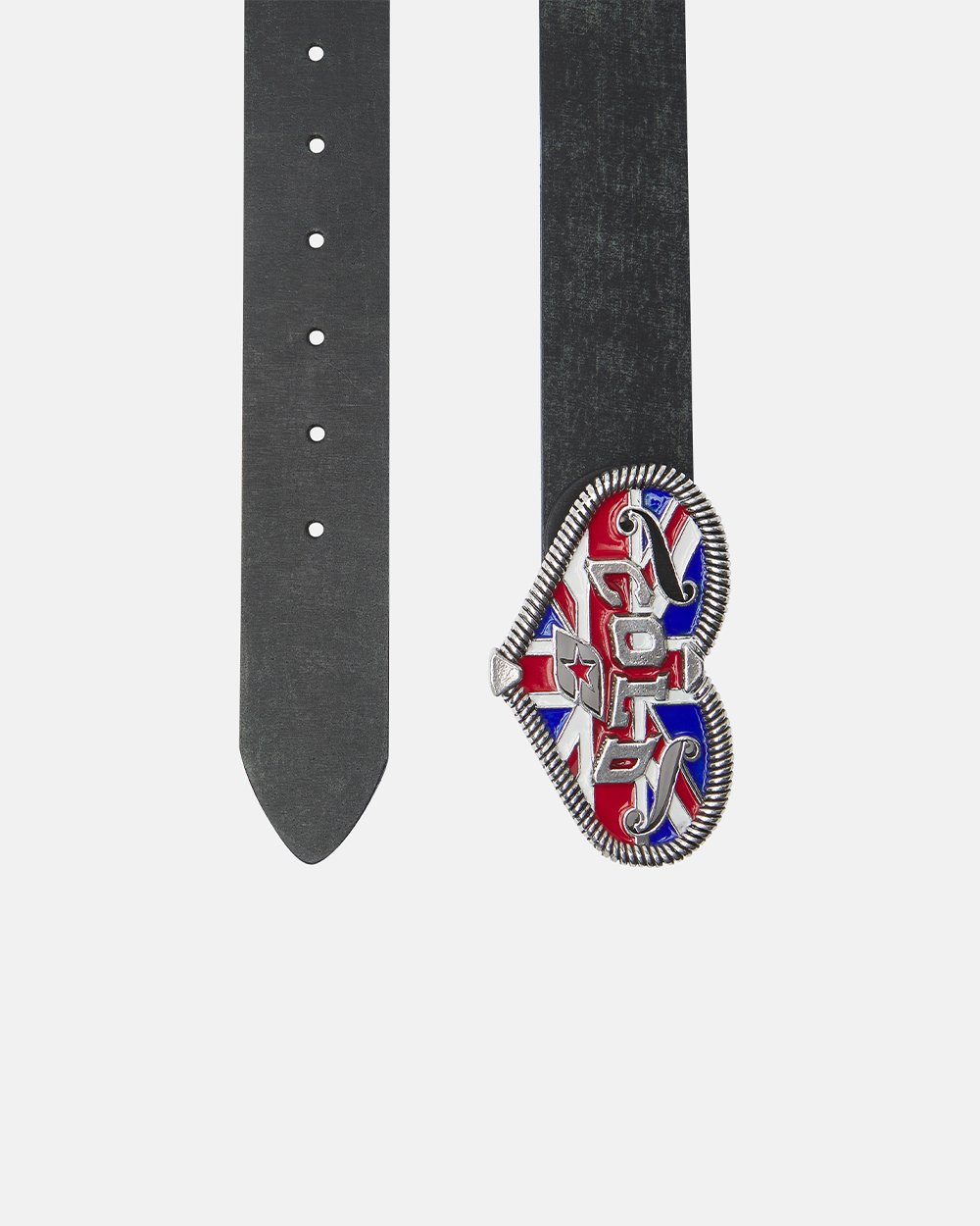 CINTURÓN DE CUERO DIANA NEGRO POLVO