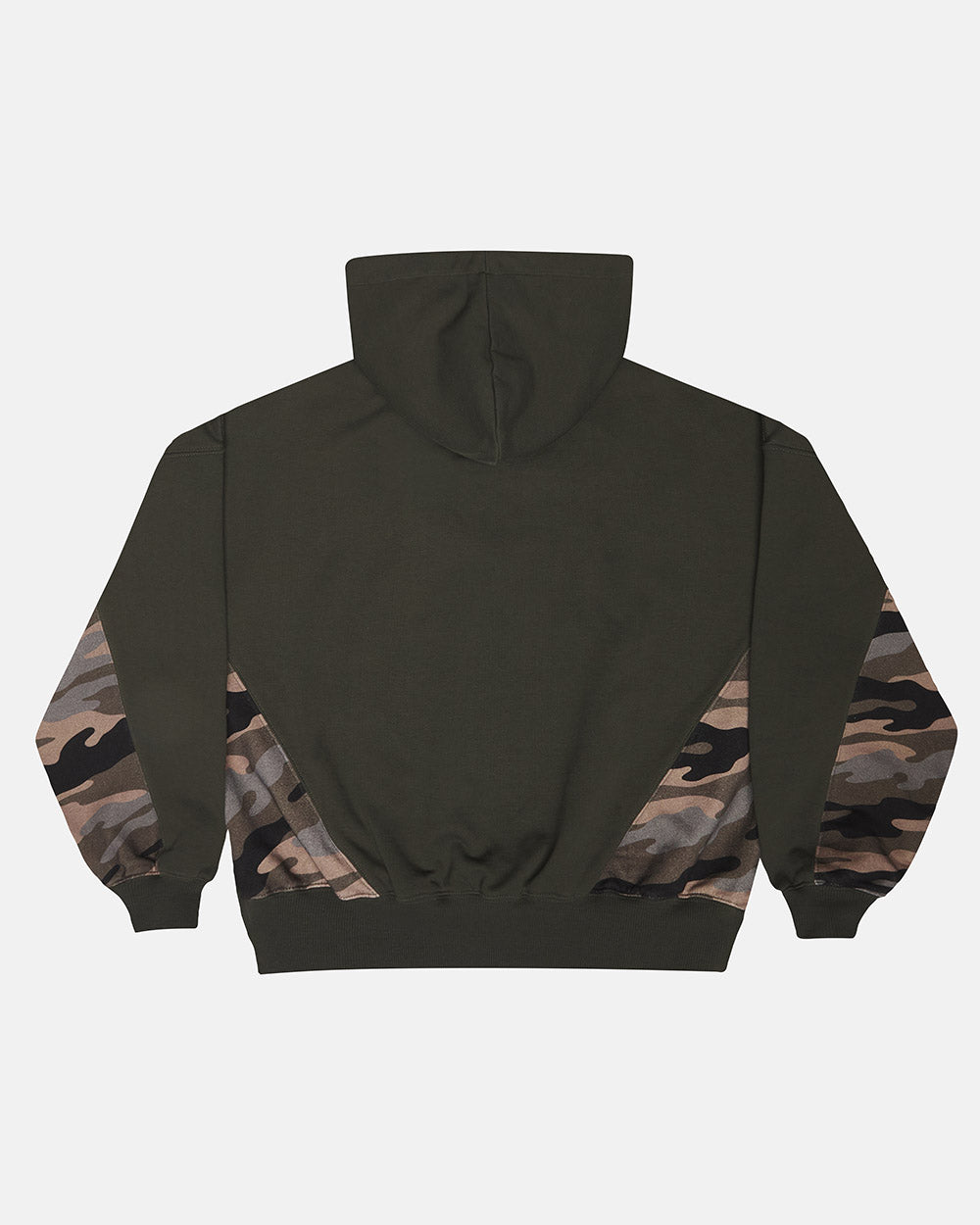 SUDADERA CON CAPUCHA CAMUFLAJE DE CARRERAS VERDE OSCURO