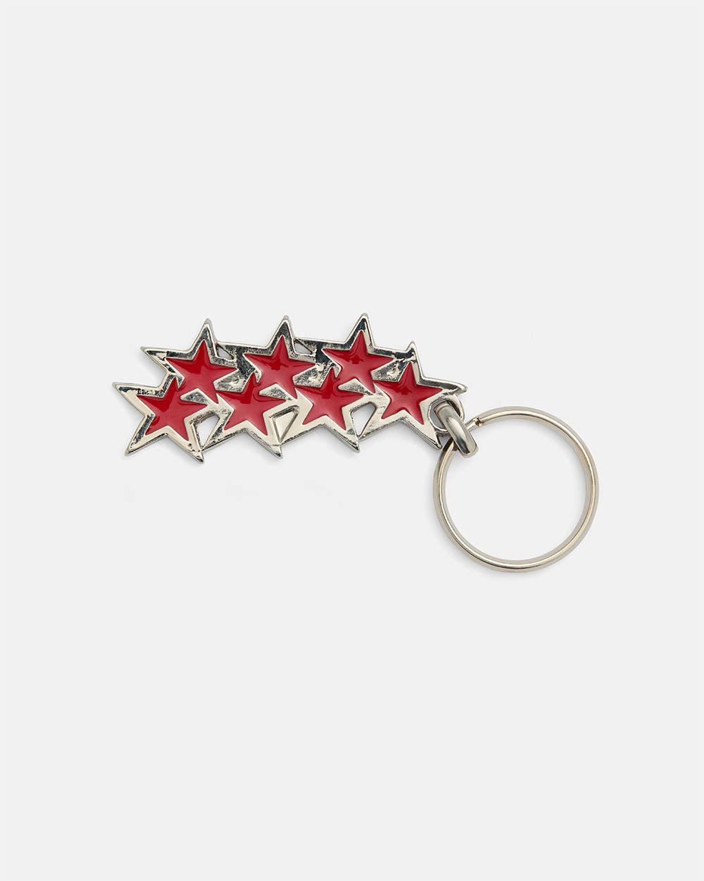 LLAVERO ESTRELLAS METAL ROJO
