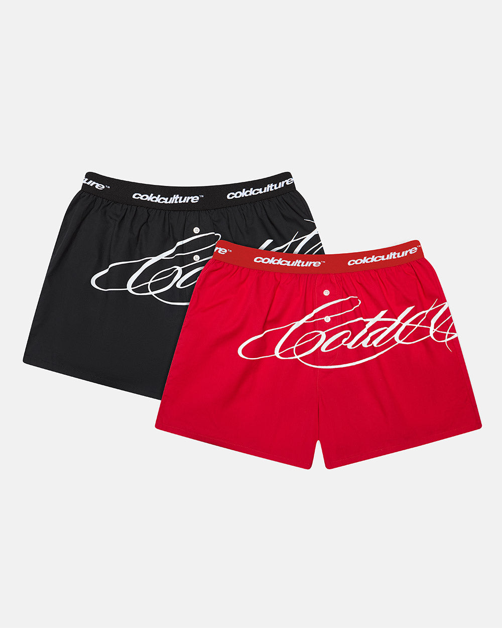 PACK DE BOXERS SCRIPT ROJO/NEGRO