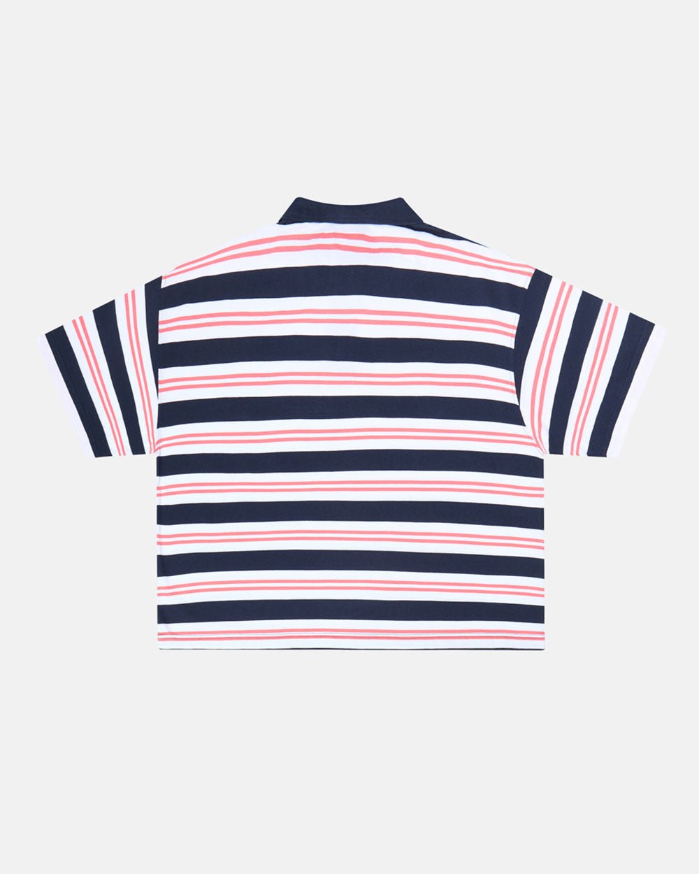 POLO AEROSTRIPES AZUL MAR/CORAL