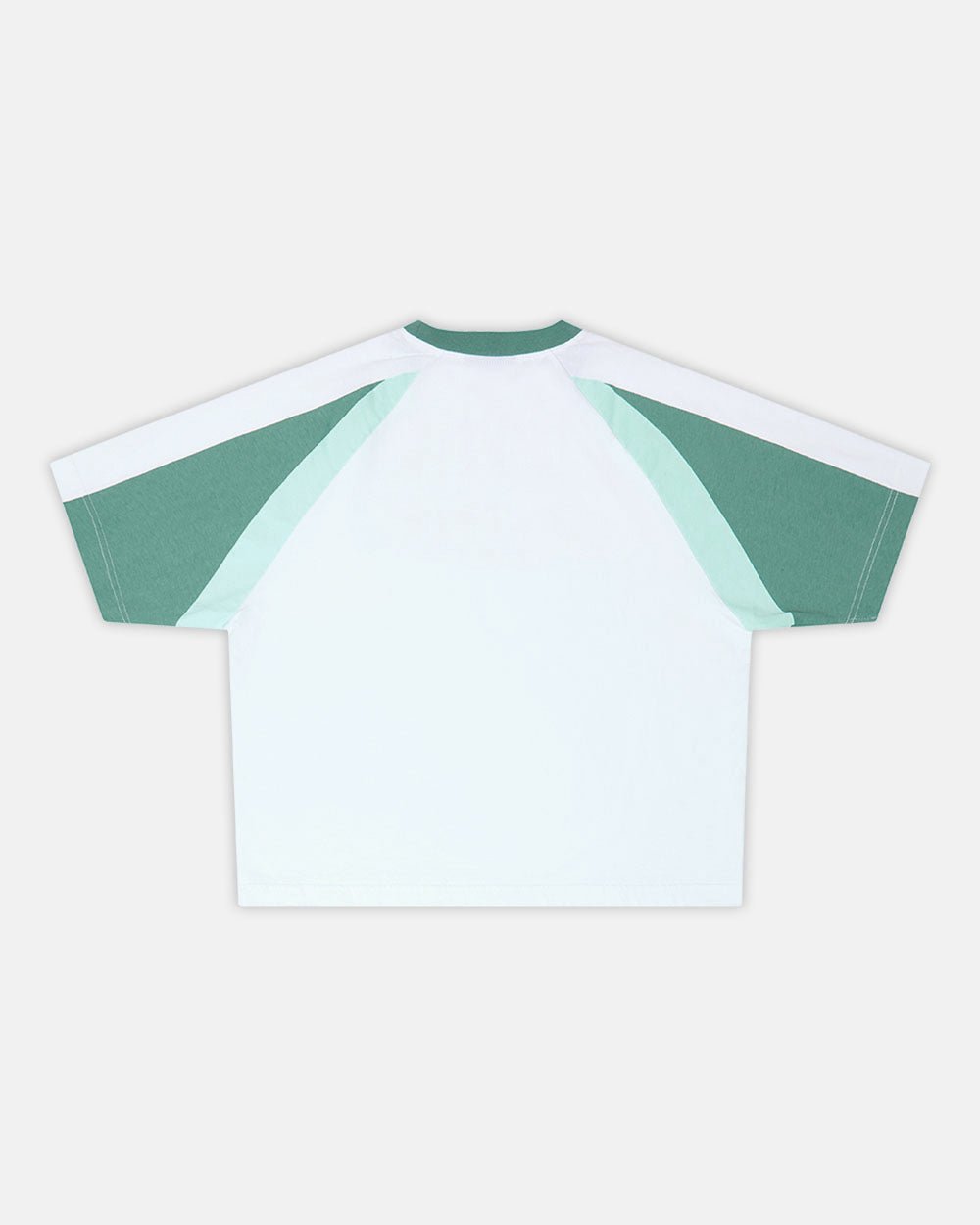 CAMISETA AIRBORNE BLANCA Y VERDE