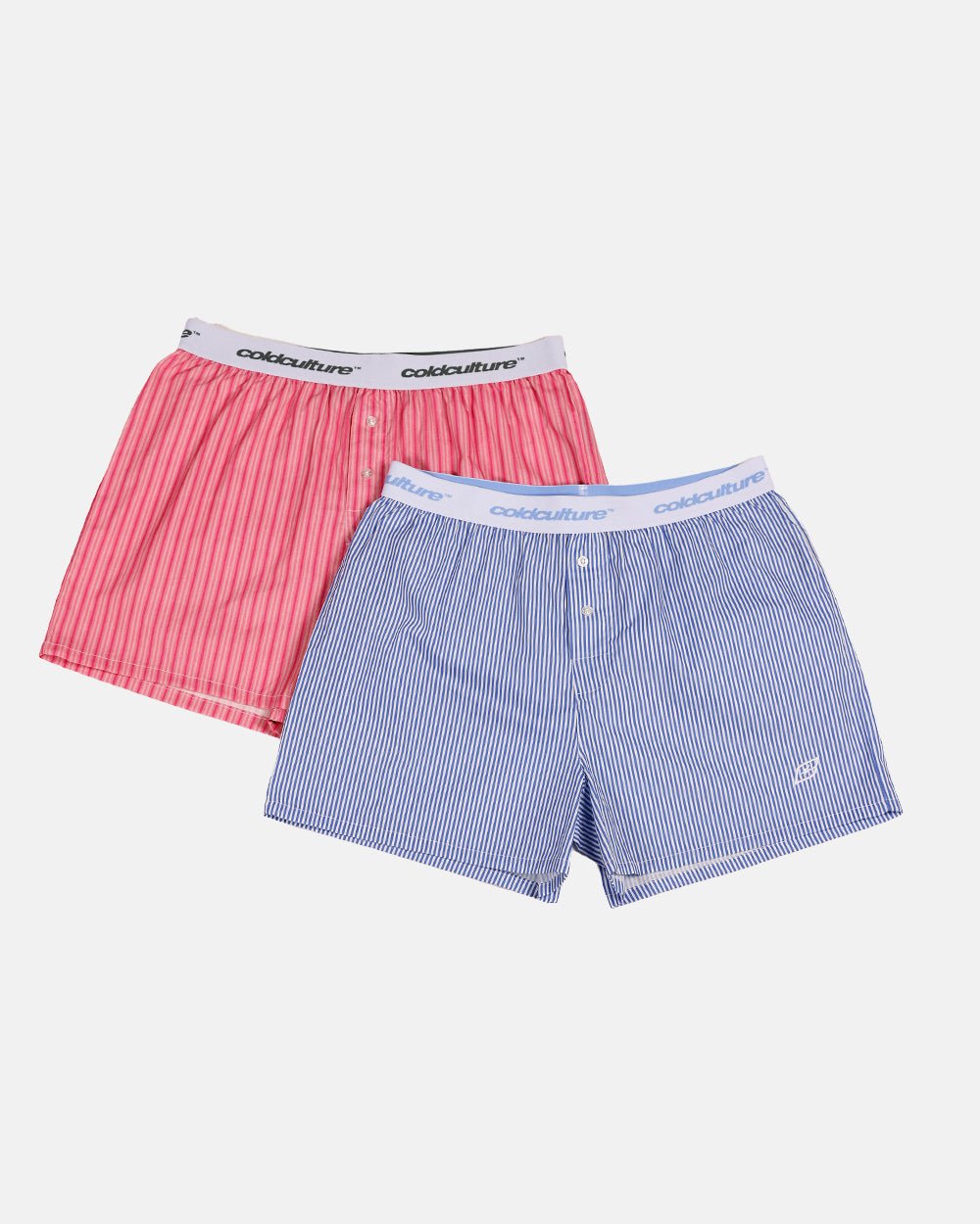 PACK DE BOXERS RAYAS ROSA/RAYAS AZULES