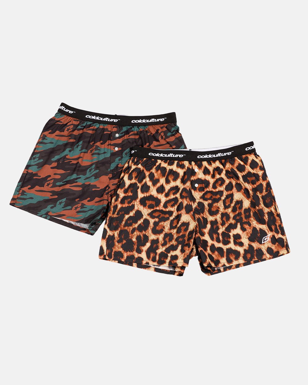 BOXERS WILD PACK CAMUFLAJE VERDE/LEOPARDO