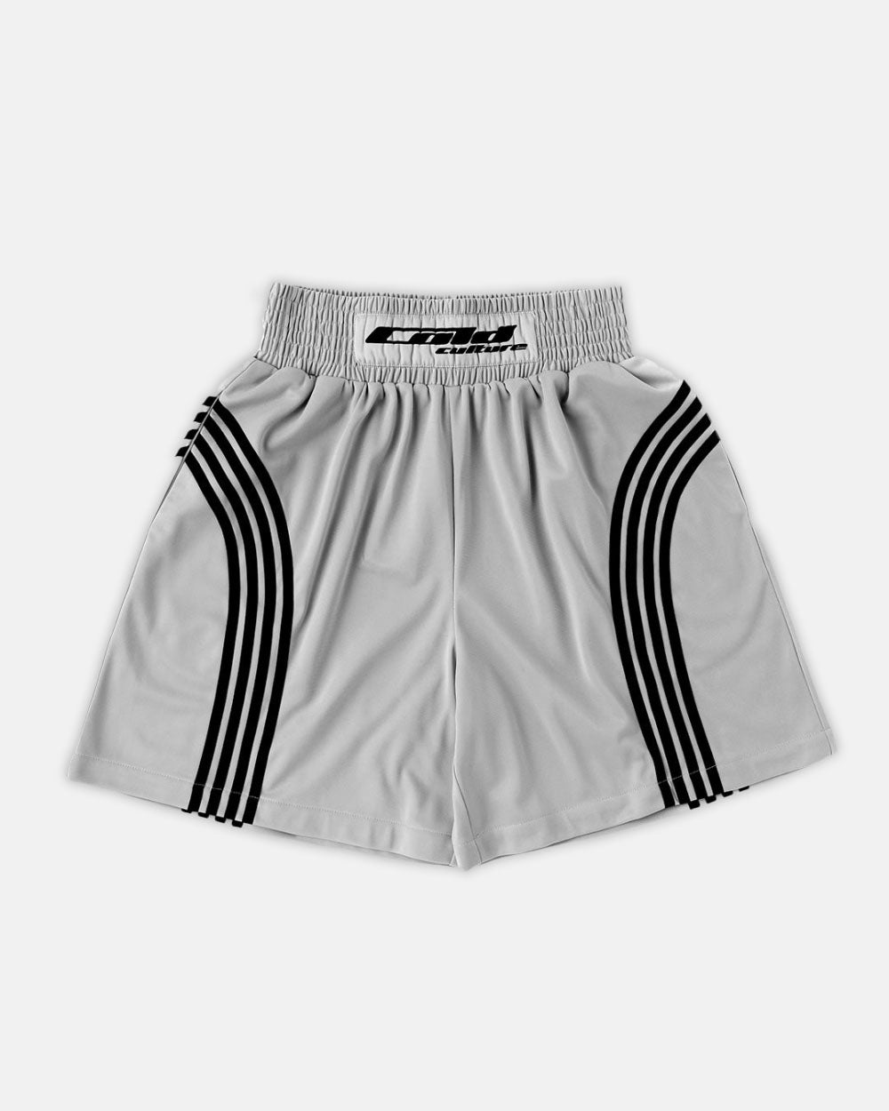 PANTALONES CORTOS DE BOXEO PLATEADOS