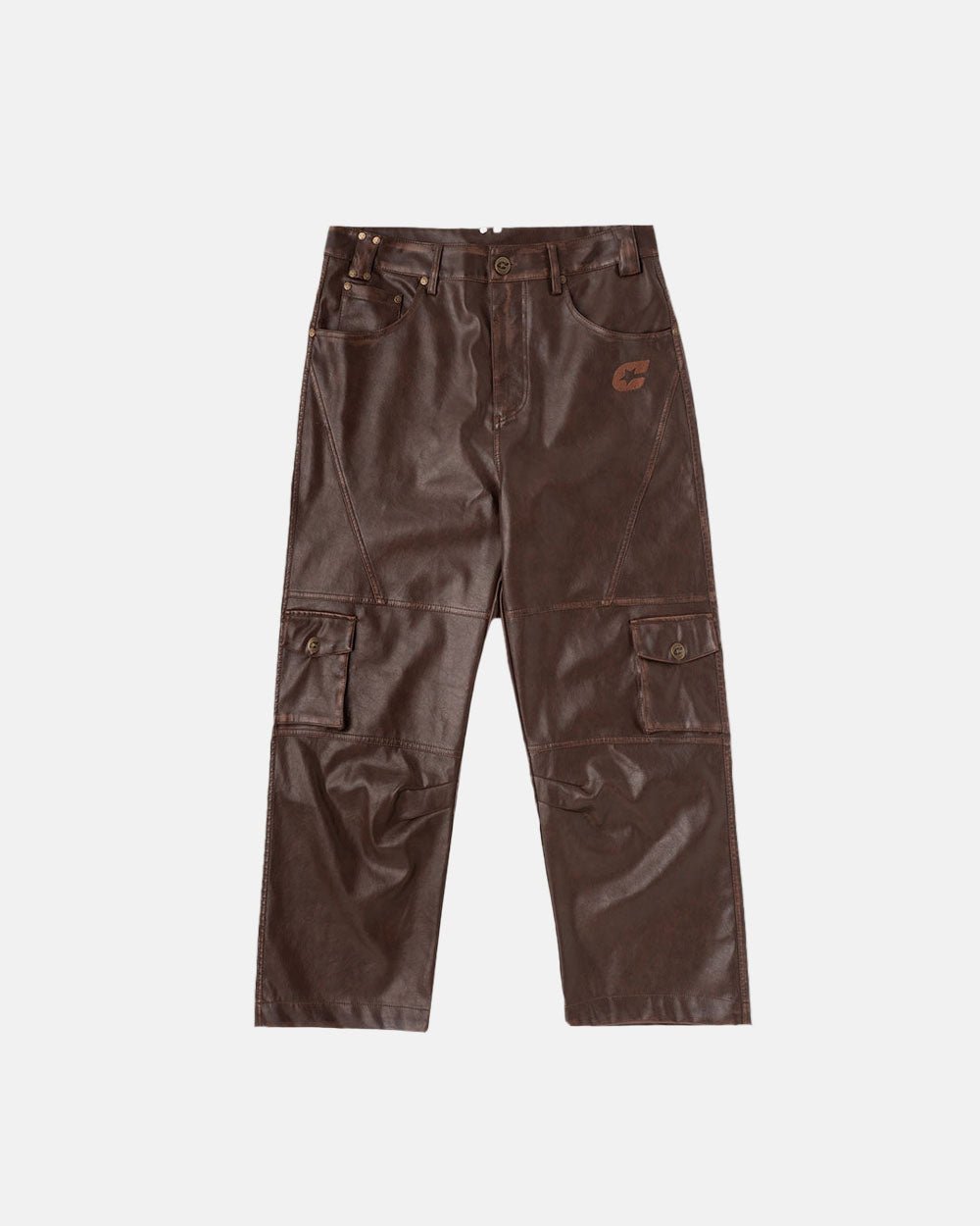 PANTALONES CARGO V2 CUERO MARRÓN