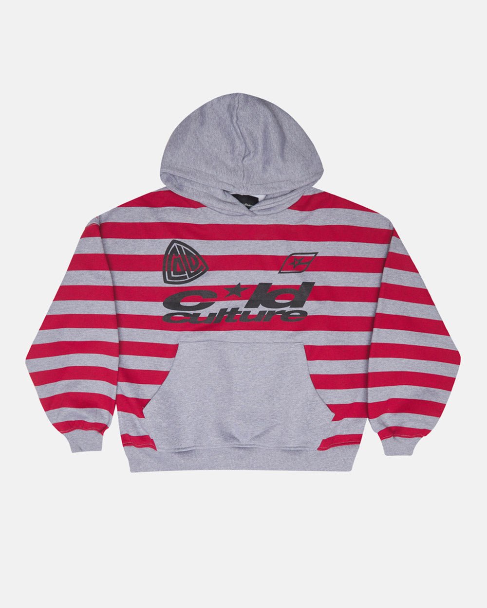 SUDADERA CON CAPUCHA CHICLE GRIS