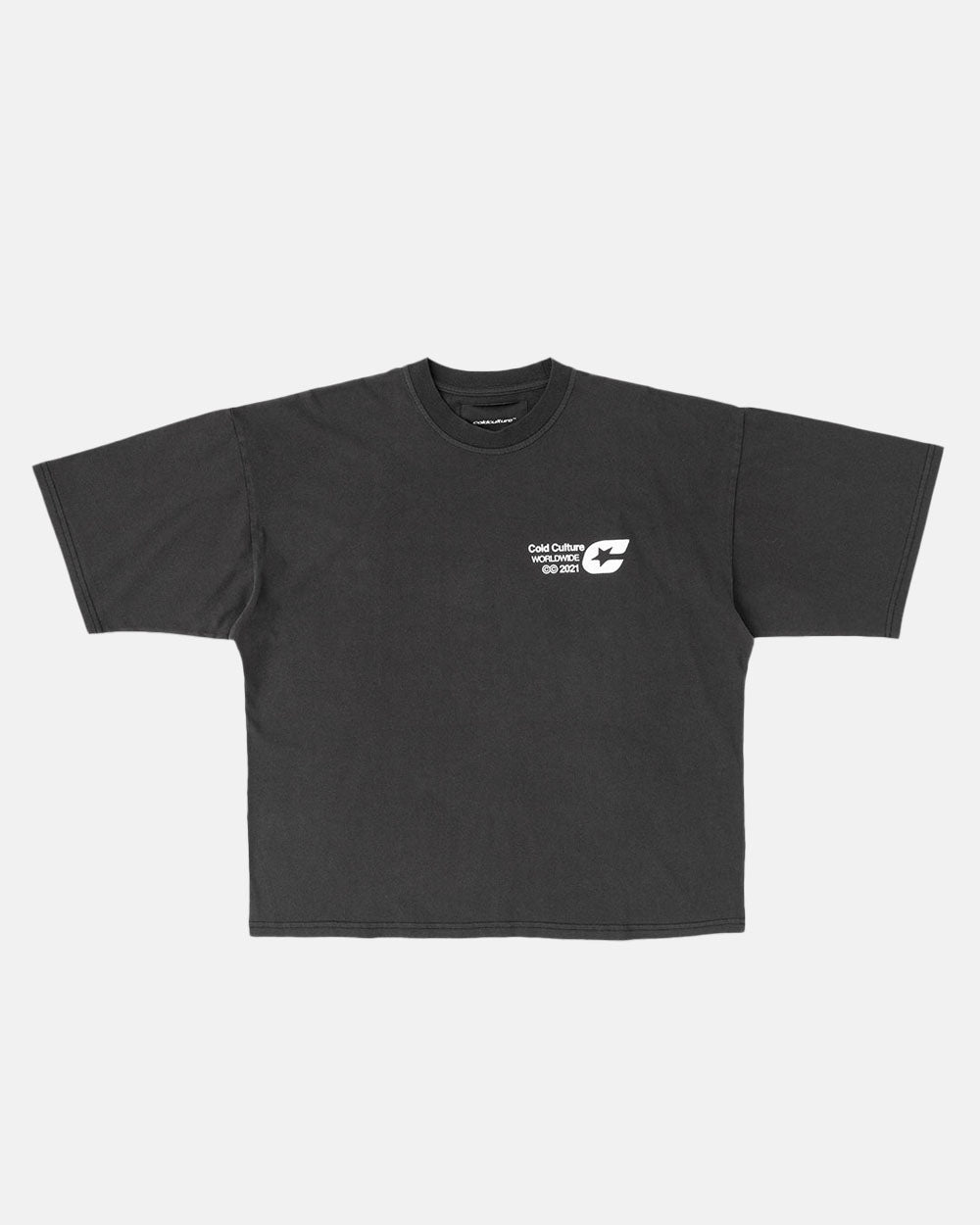 CAMISETA COLD LOGOS NEGRA