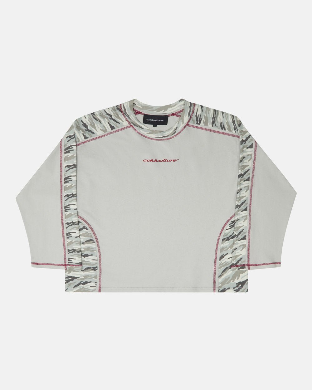 CAMISETA DE MANGA LARGA COMBAT GRIS