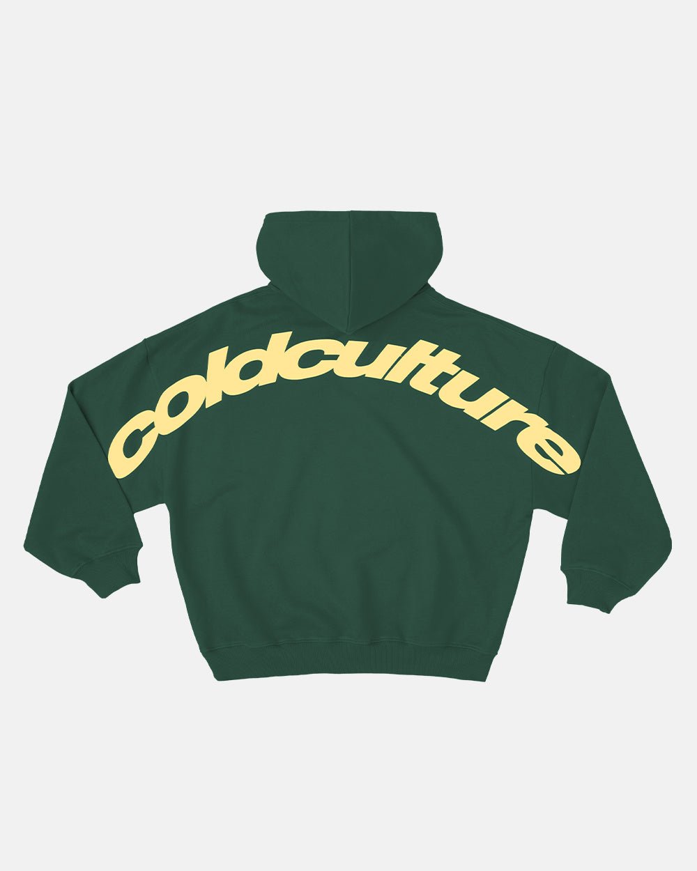 SUDADERA CON CAPUCHA CURVA VERDE JUNGLA