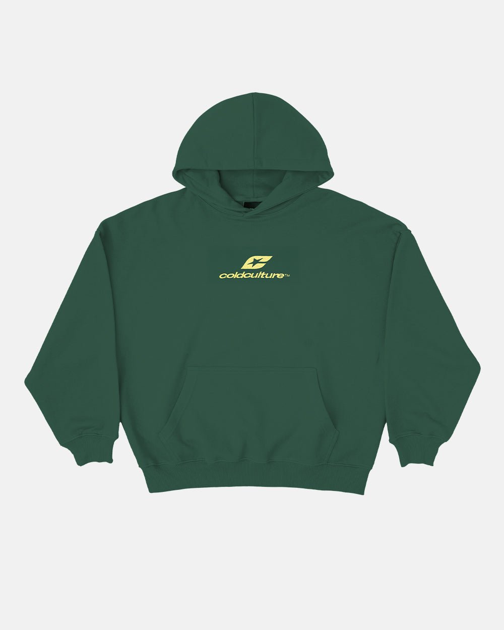 SUDADERA CON CAPUCHA CURVA VERDE JUNGLA