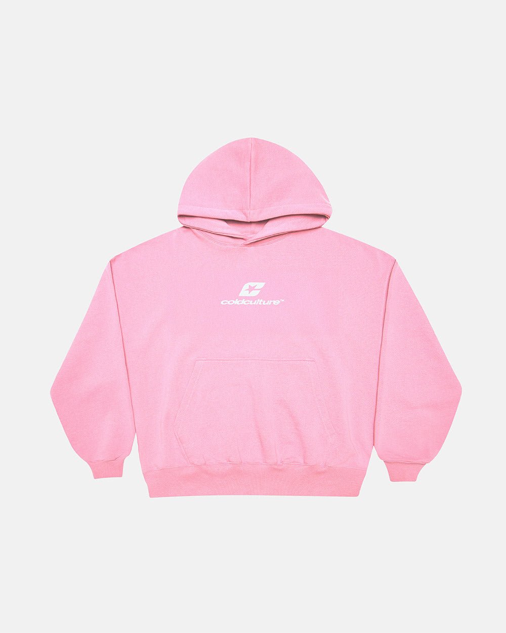 SUDADERA CON CAPUCHA CURVA ROSA