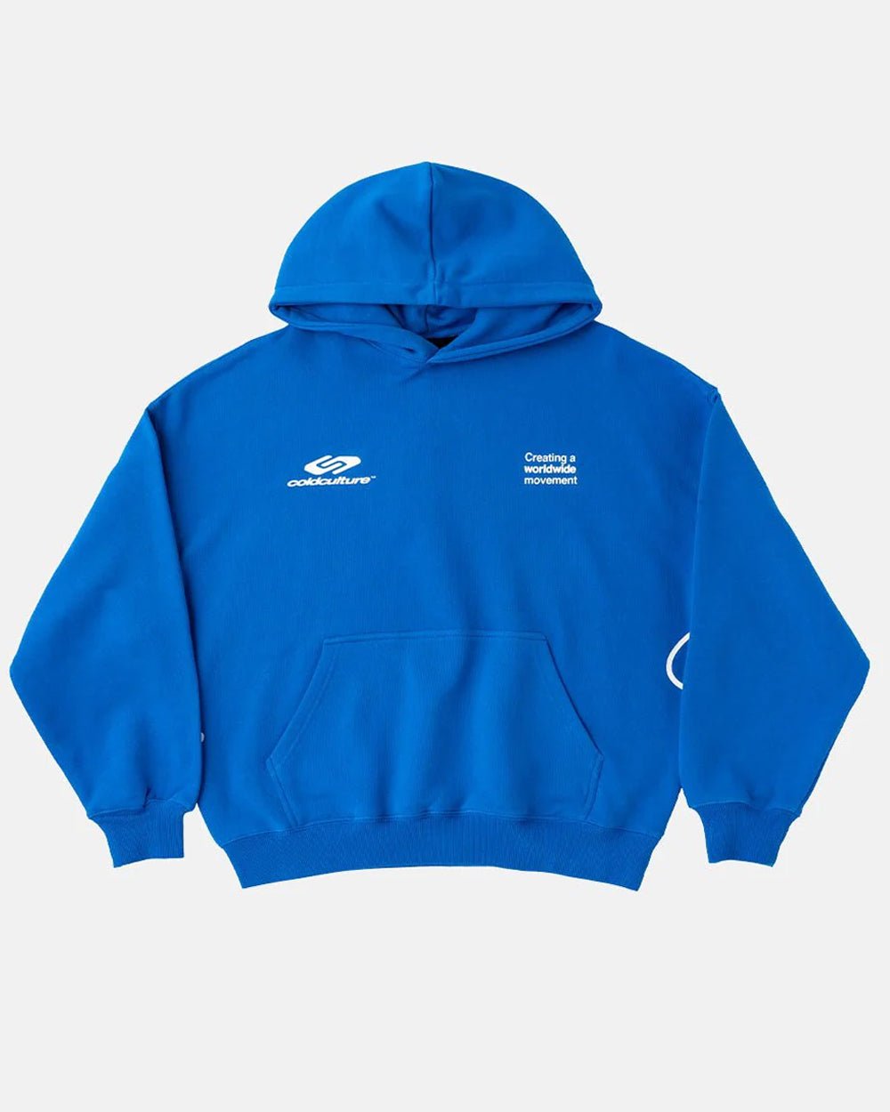 SUDADERA CON CAPUCHA DE DEFENSA AZUL ELÉCTRICO