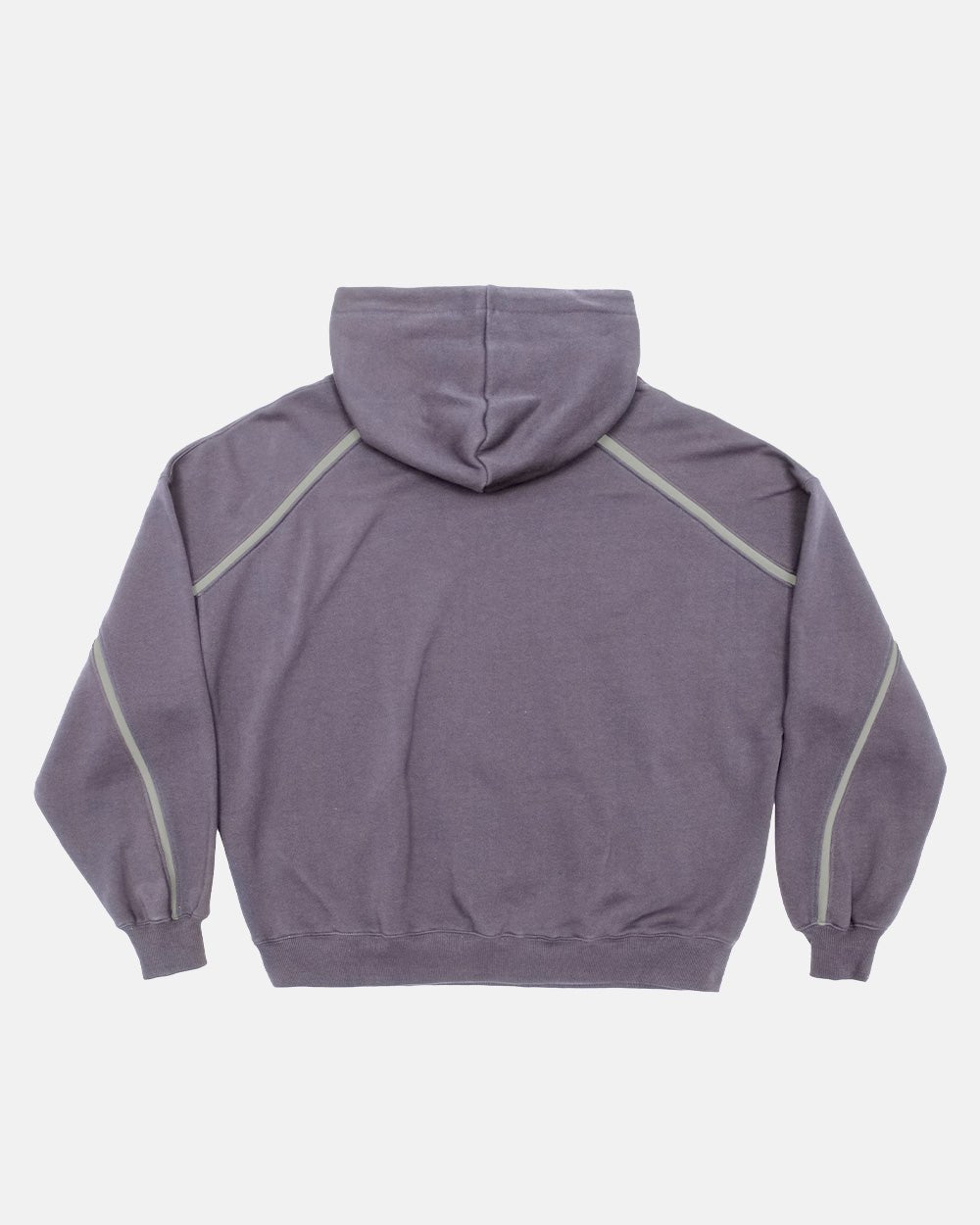 SUDADERA CON CAPUCHA DETALLADA GRIS GRUESO
