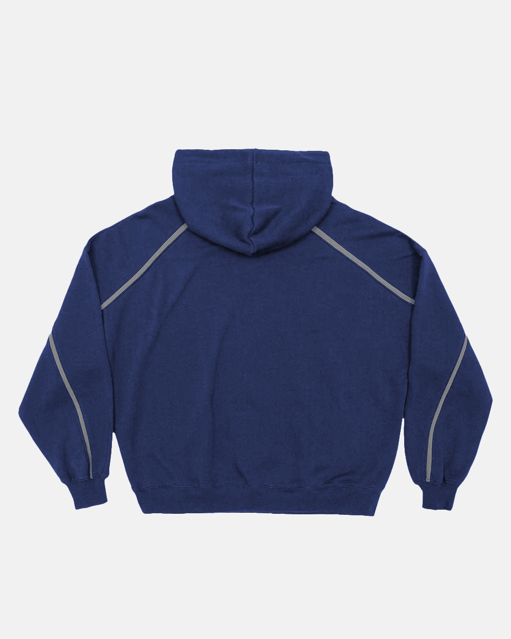 SUDADERA CON CAPUCHA DETALLADA AZUL ÍNDIGO