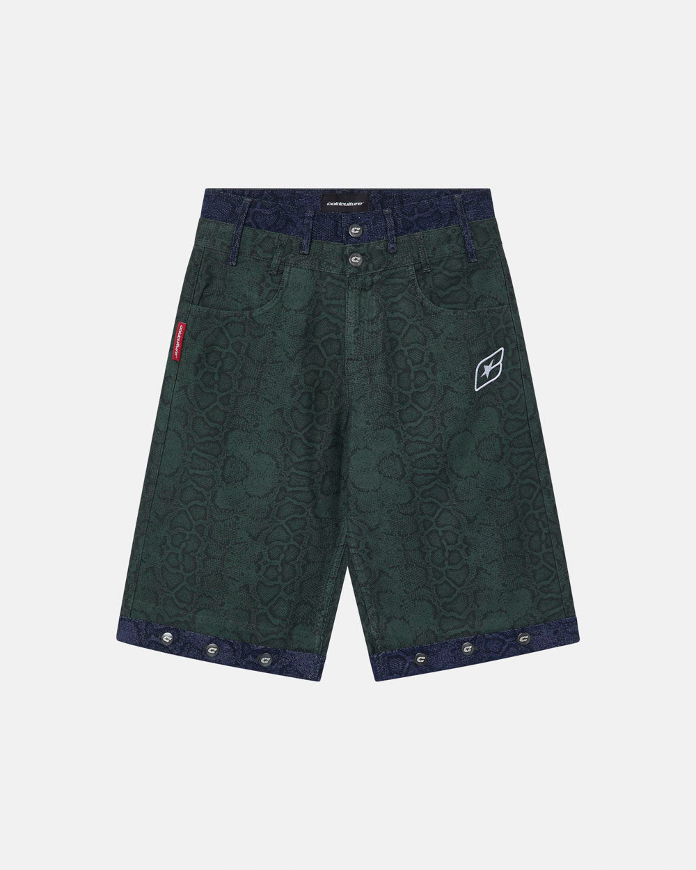 TRAJE DE SERPIENTE DE DOBLE CINTURA JORTS VERDE