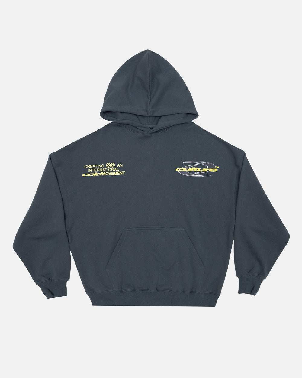 SUDADERA CON CAPUCHA DINÁMICA AZUL OSCURO