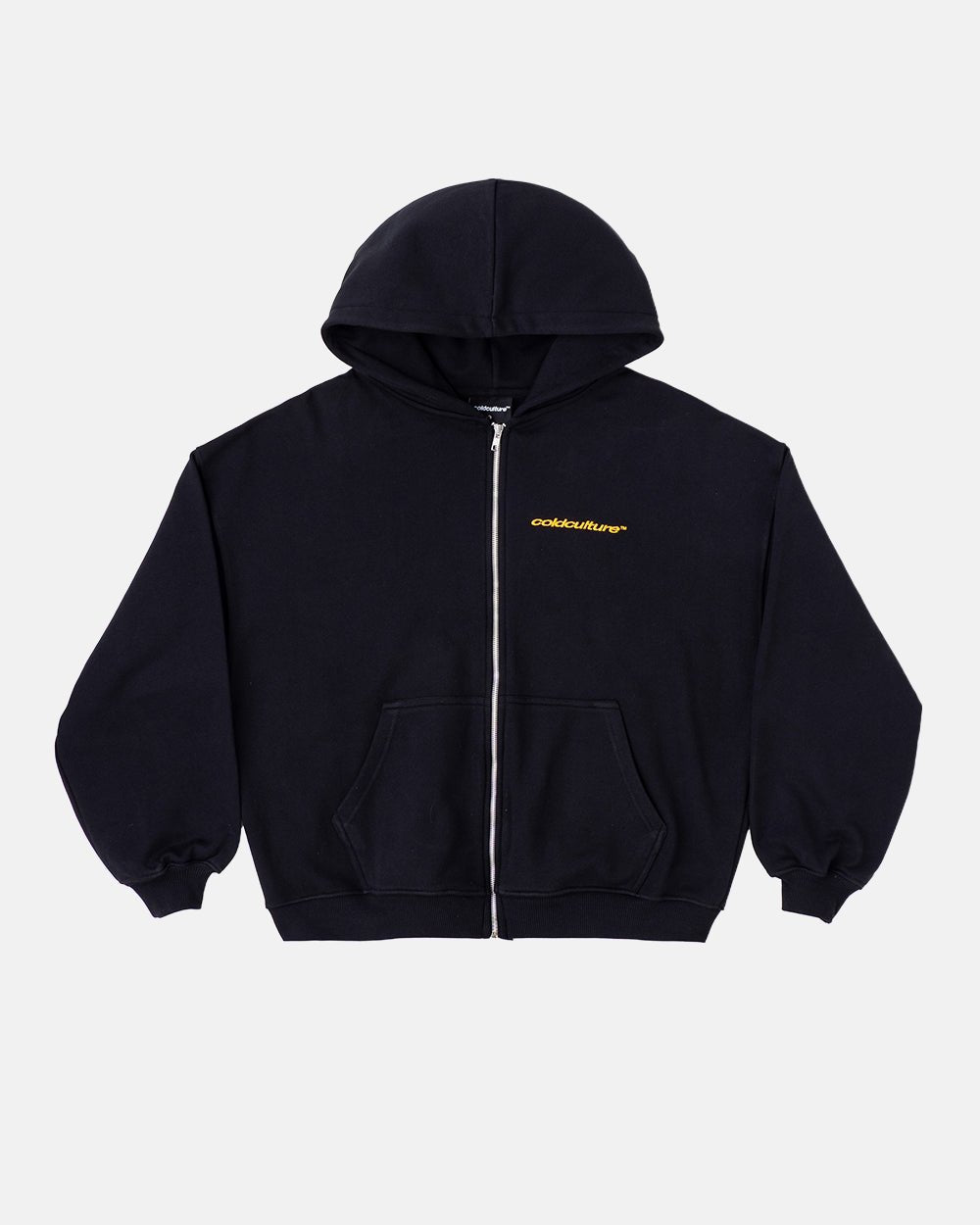 SUDADERA ESENCIAL CON CREMALLERA Y CAPUCHA GRIS NOCHE SIN LUNA