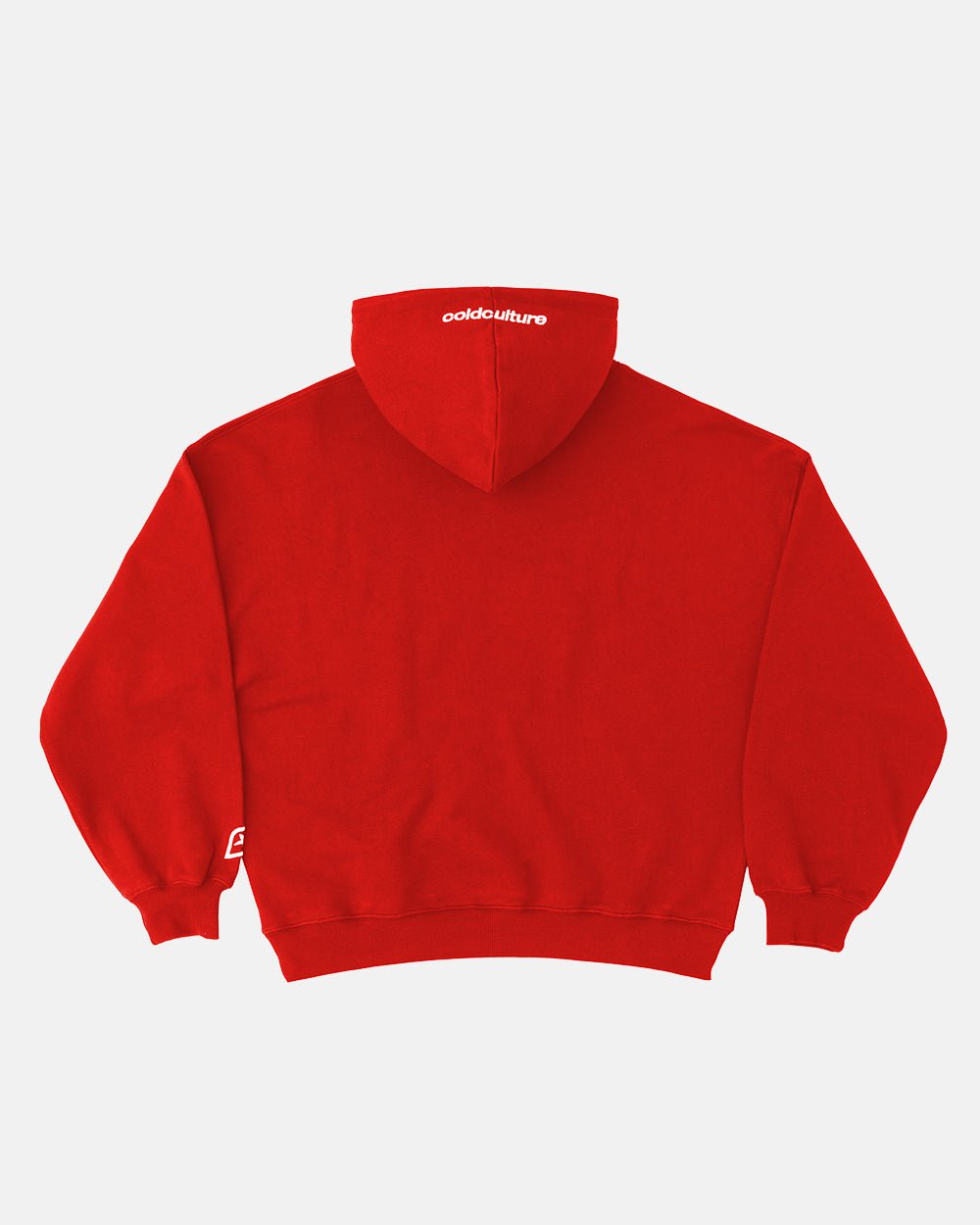 SENTIRSE BIEN HOY SUDADERA CON CAPUCHA ROJA CÁLIDA