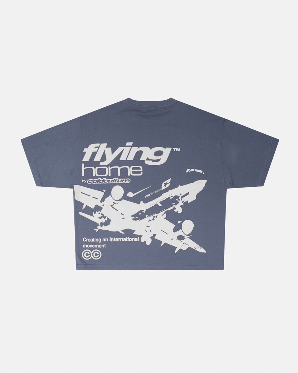 CAMISETA FLYING HOME GRIS PALOMA