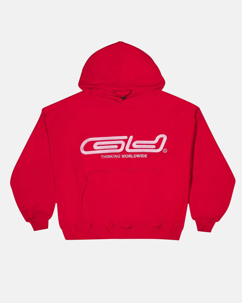 GRAFFITI HOODIE RED