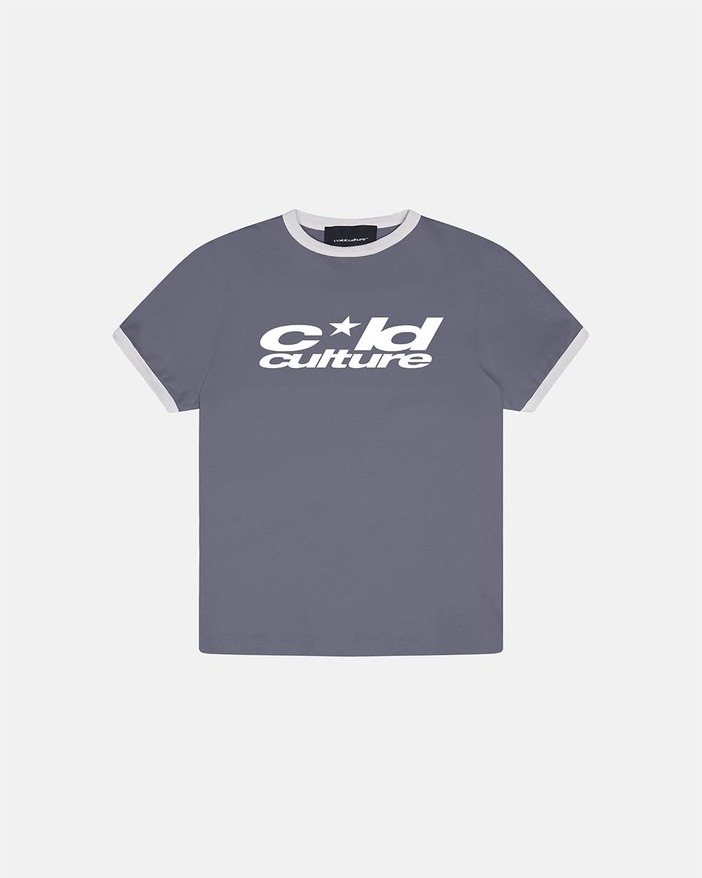 HARPER TEE ASH GREY AND WHITE