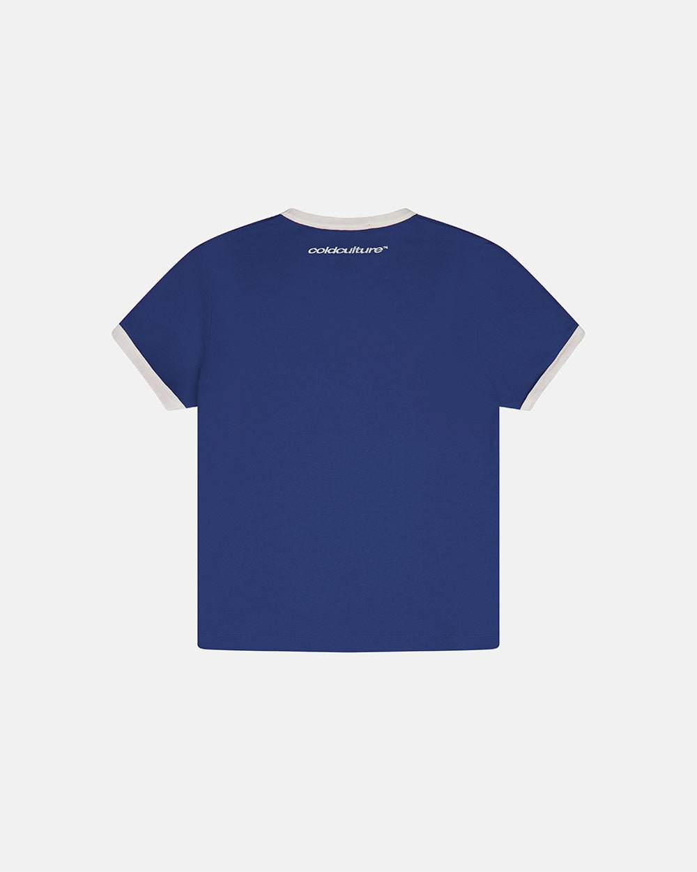 HARPER TEE DARK BLUE AND WHITE