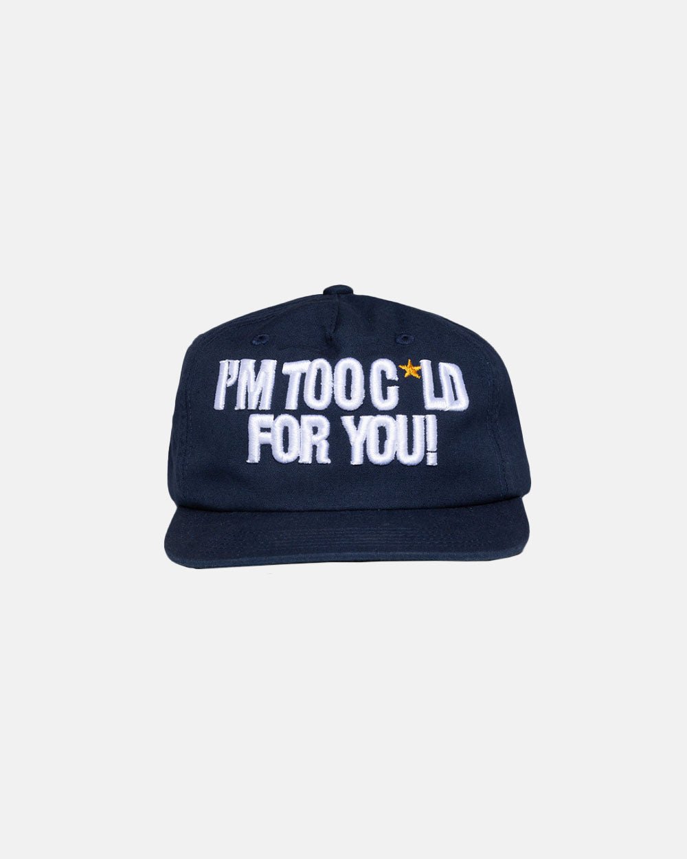 GORRA AZUL MARINO TENGO DEMASIADO FRÍO