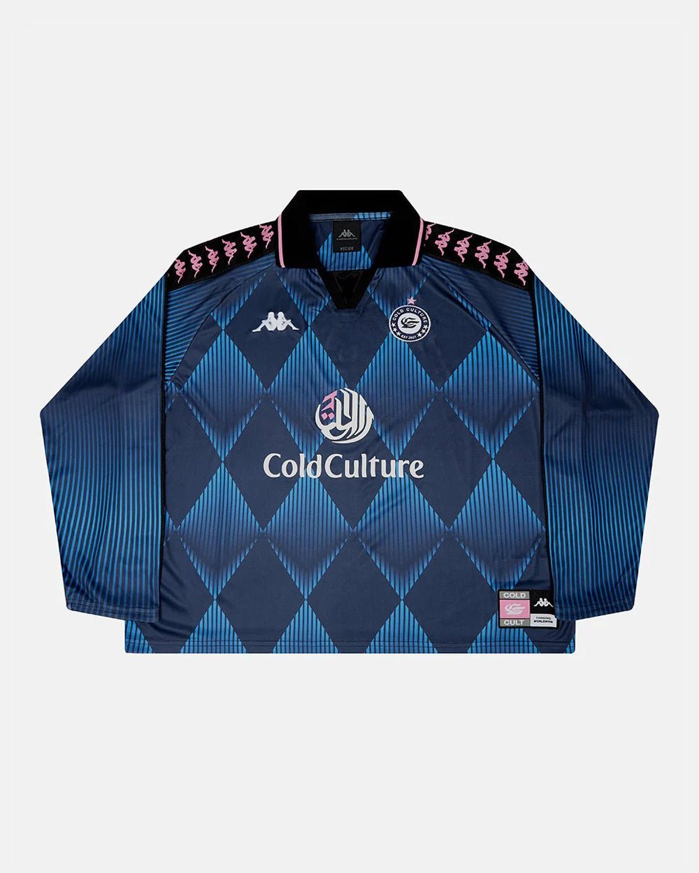 KAPPA X COLD CULTURE MANGA LARGA AZUL