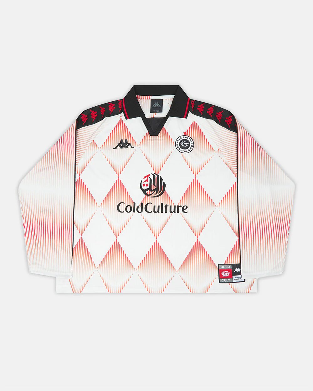 KAPPA X COLD CULTURE MANGA LARGA ROJA