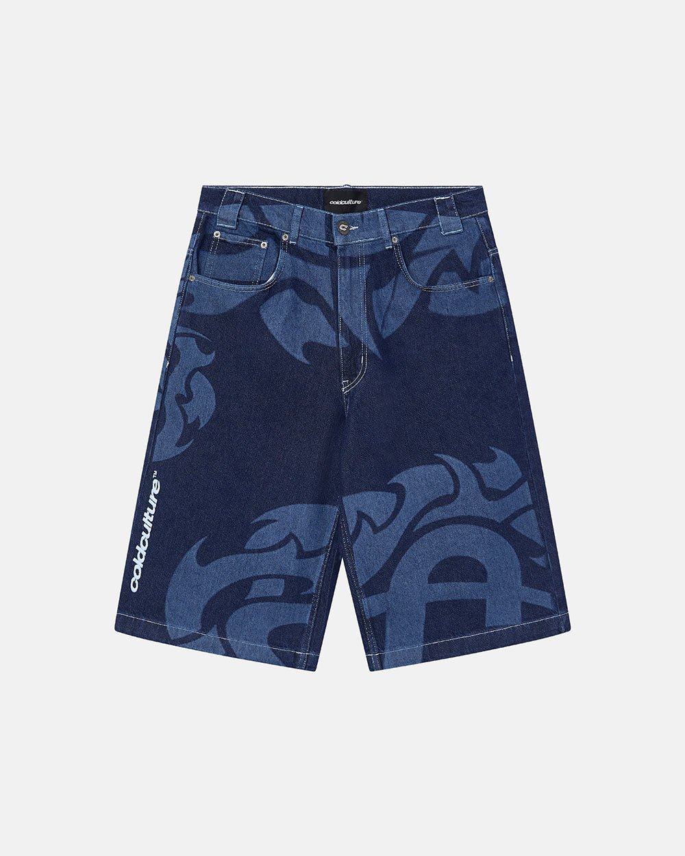 PANTALONES CORTOS AZULES DE VAQUERO LÁSER