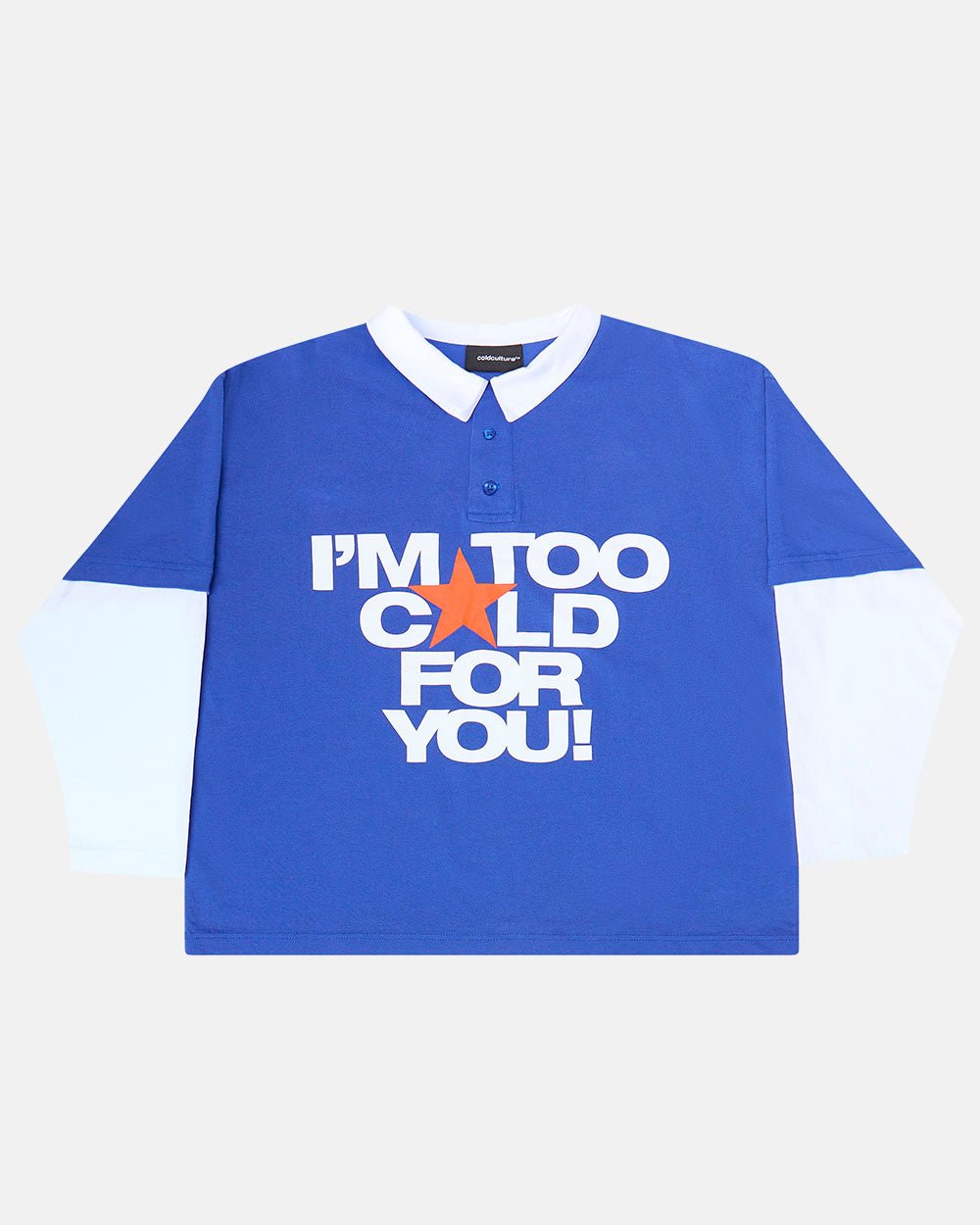 POLO DE MANGA LARGA LAX AZUL INTENSO