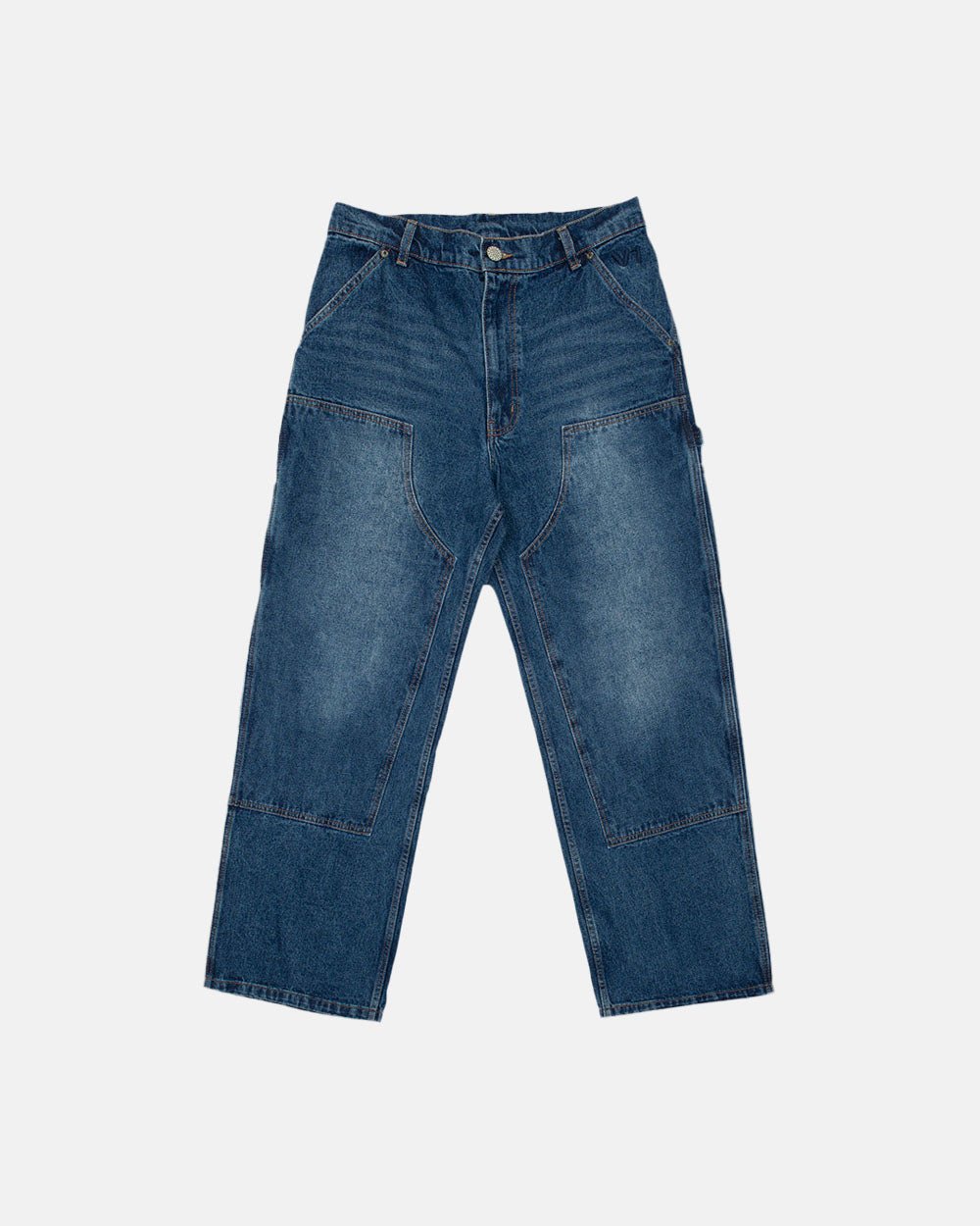 PANTALONES DE DOBLE RODILLA LIBERTY V1 AZUL DESGASTADO