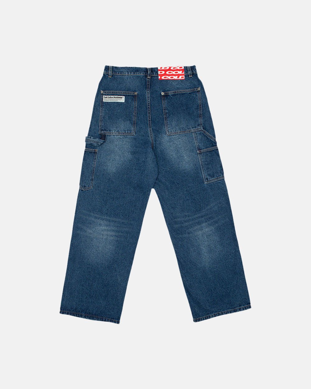 PANTALONES DE DOBLE RODILLA LIBERTY V1 AZUL DESGASTADO