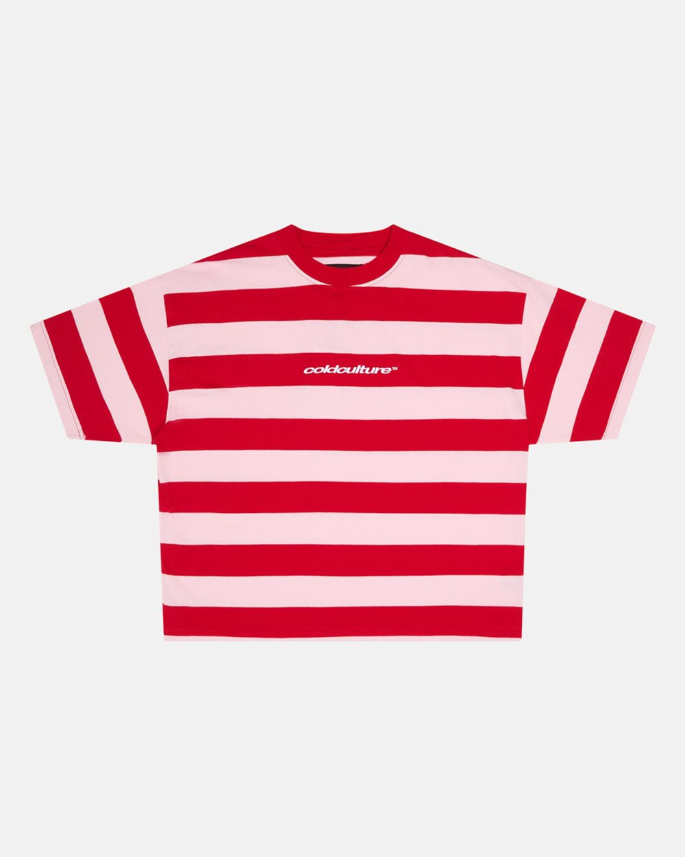 LOLLY ICE TEE PINK AND RED STRIPES