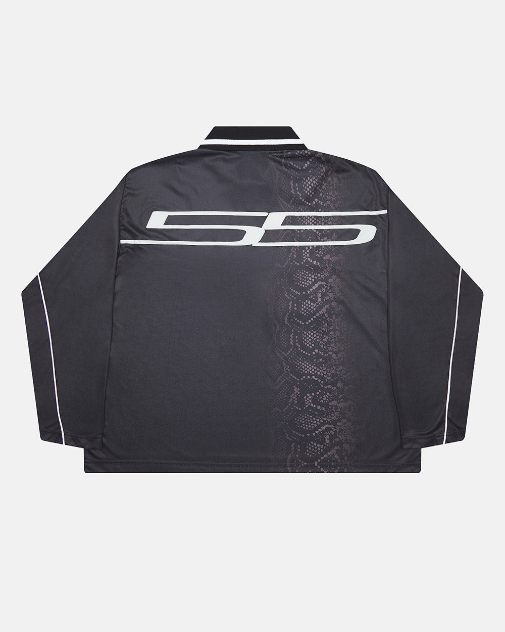 POLO MANGA LARGA MAMBA SNAKE NEGRO