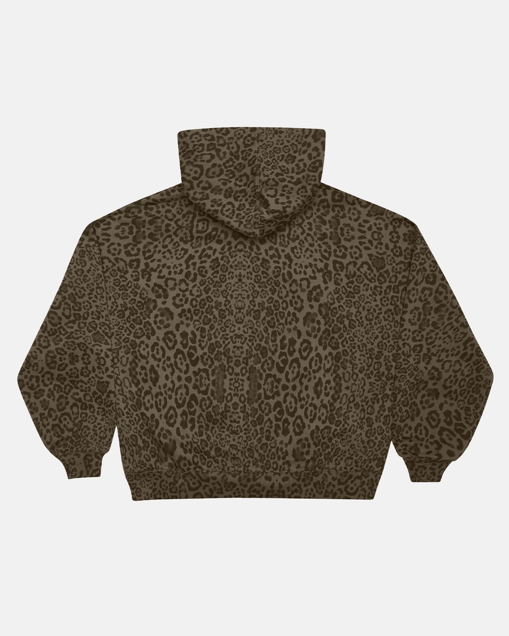 SUDADERA CON CAPUCHA Y CREMALLERA NOCTURNE BEAST MARRÓN