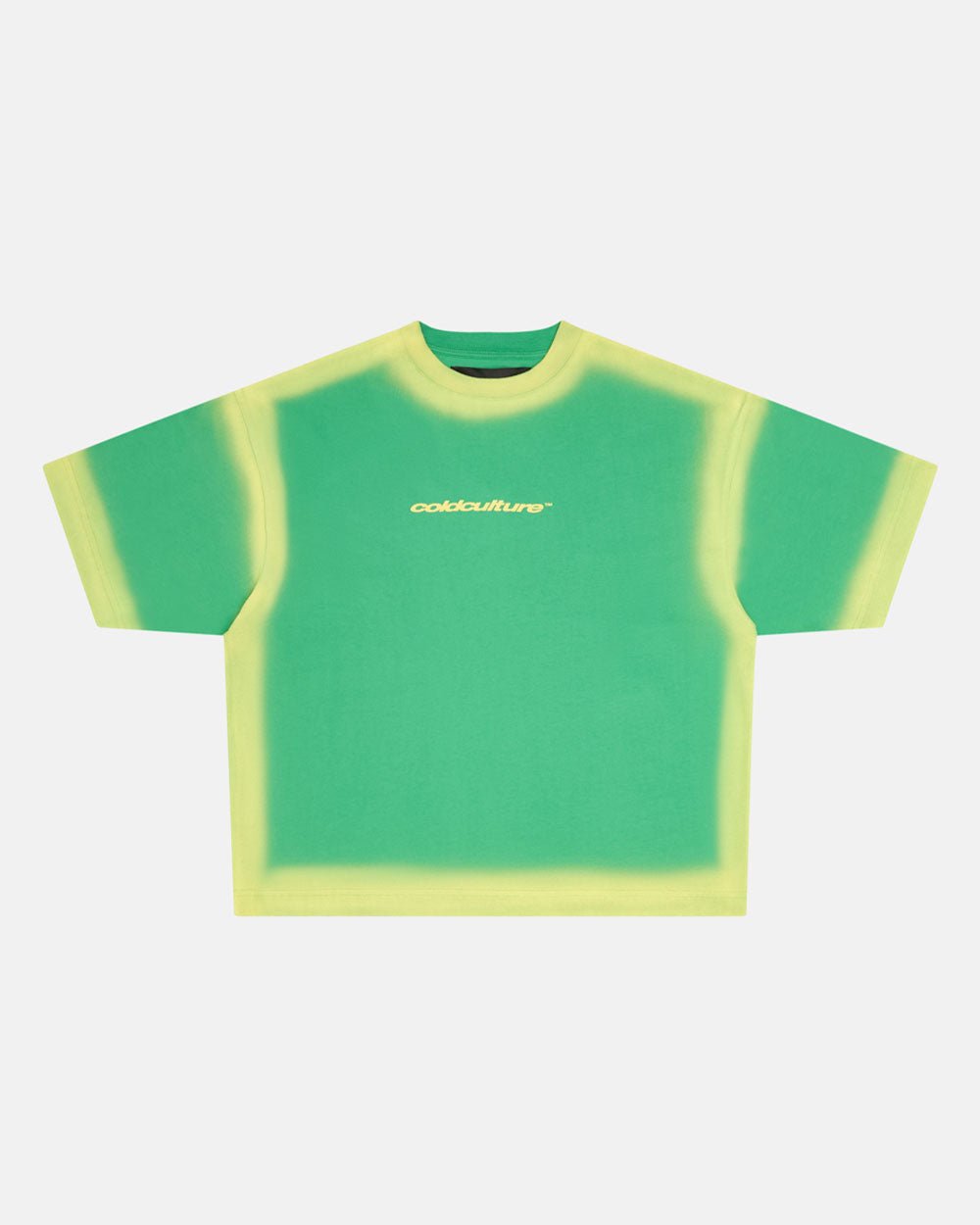 PANELS TEE GREEN AND YELLOW