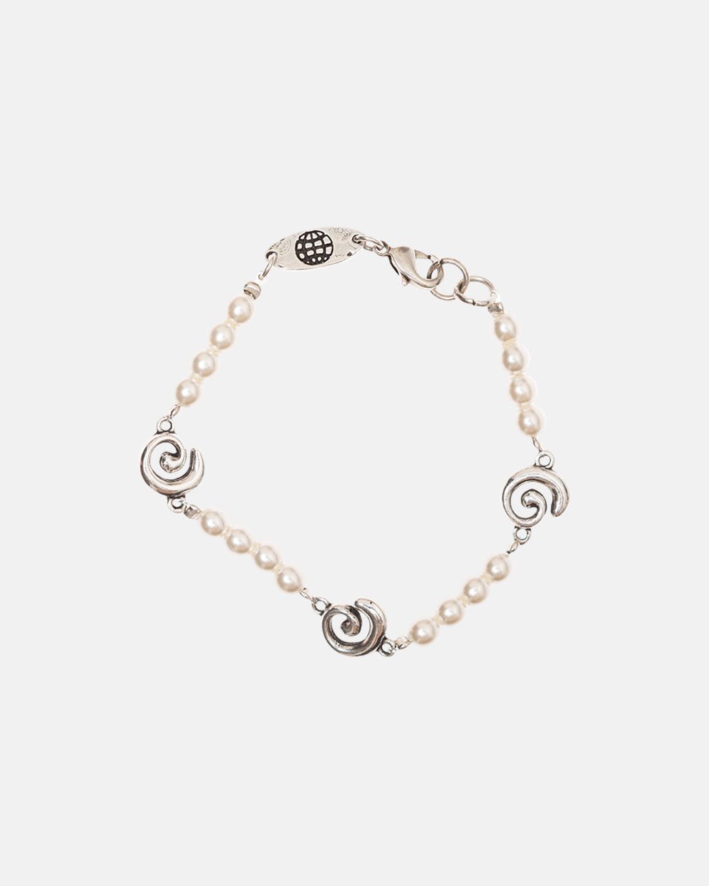 PULSERA DE PERLAS Y ESPIRAL