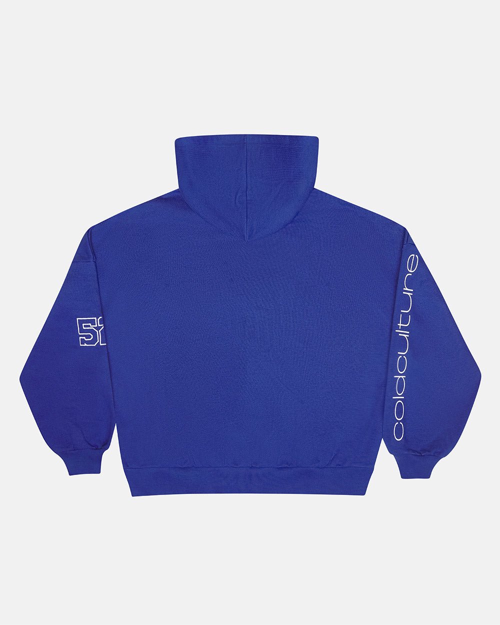 SUDADERA CON CAPUCHA Y CREMALLERA PRESTIGE AZUL Y BLANCA