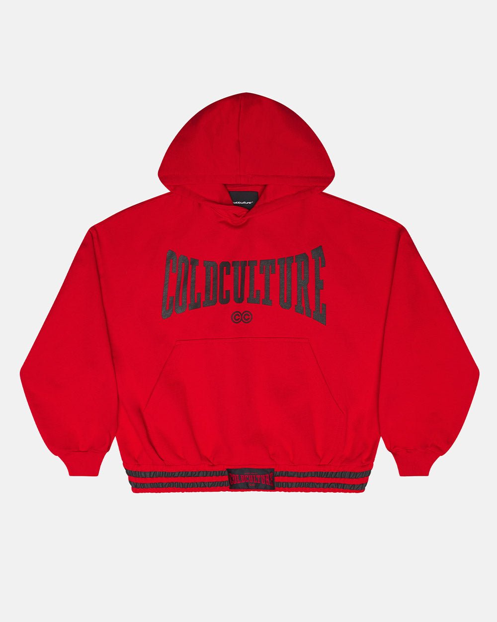 Sudadera con capucha roja RAGE IN THE RING