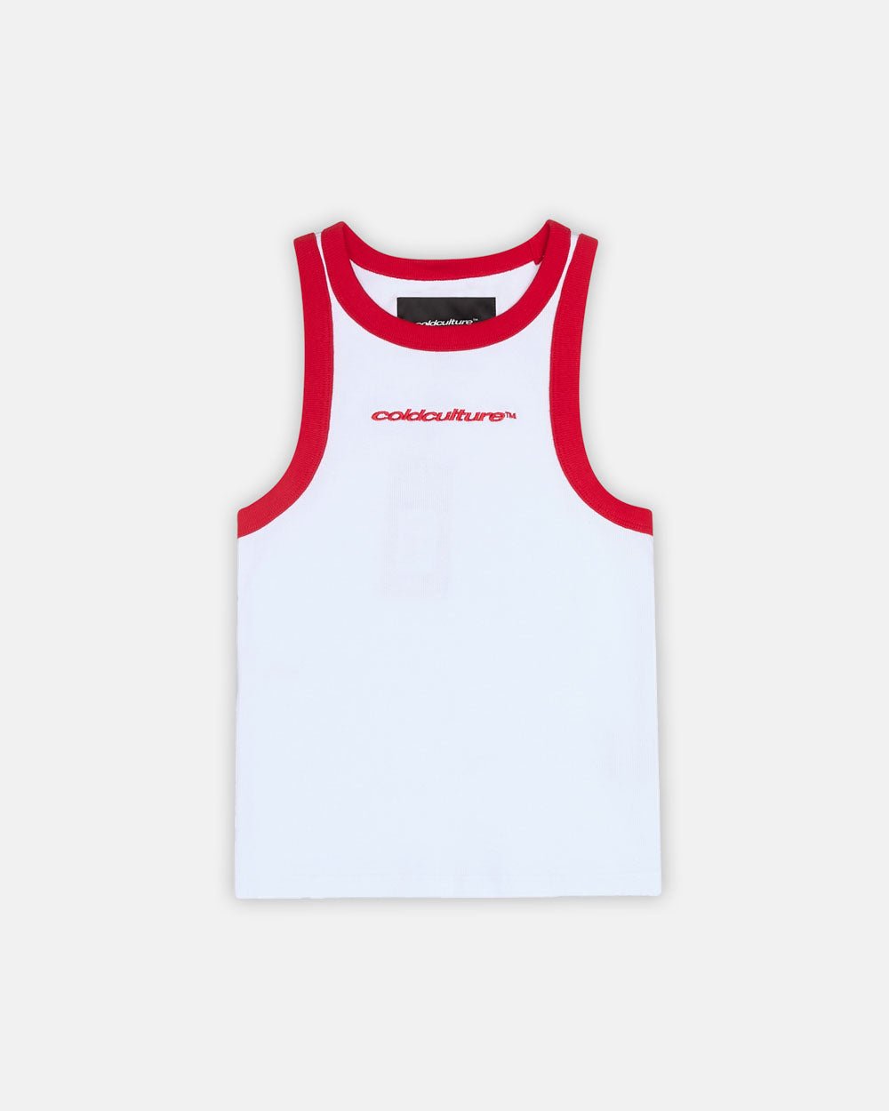 RIB TANK TOP WHITE
