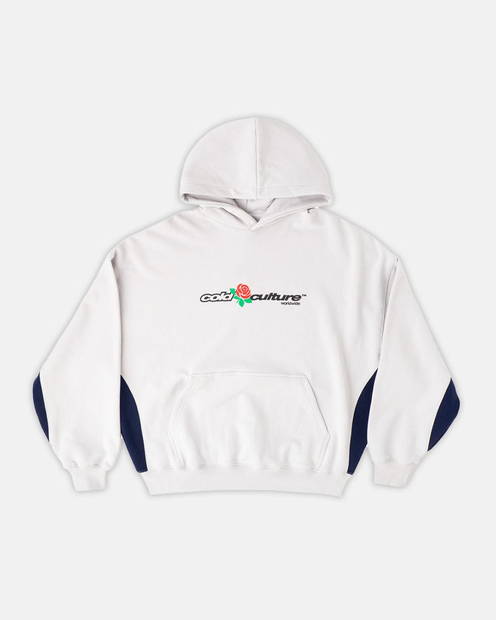 SUDADERA CON CAPUCHA ROSE GRIS PERLA