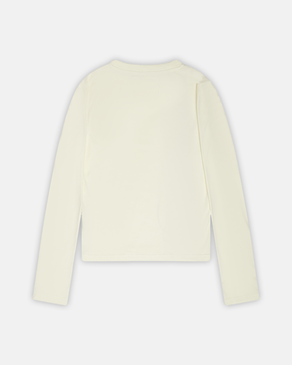 CAMISETA DE MANGA LARGA SCRIPT BLANCA