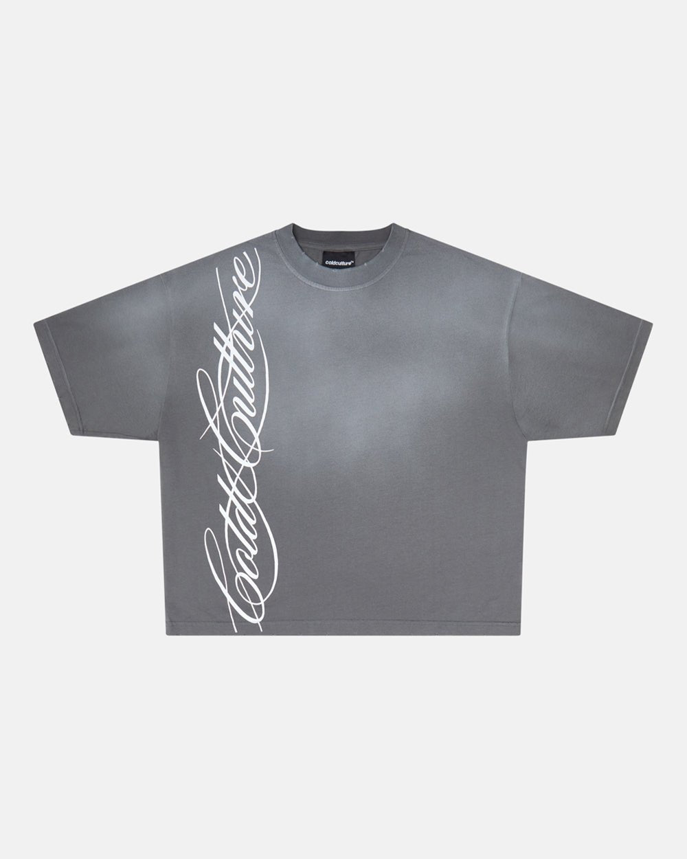 SCRIPT TEE ANTRACITE GREY