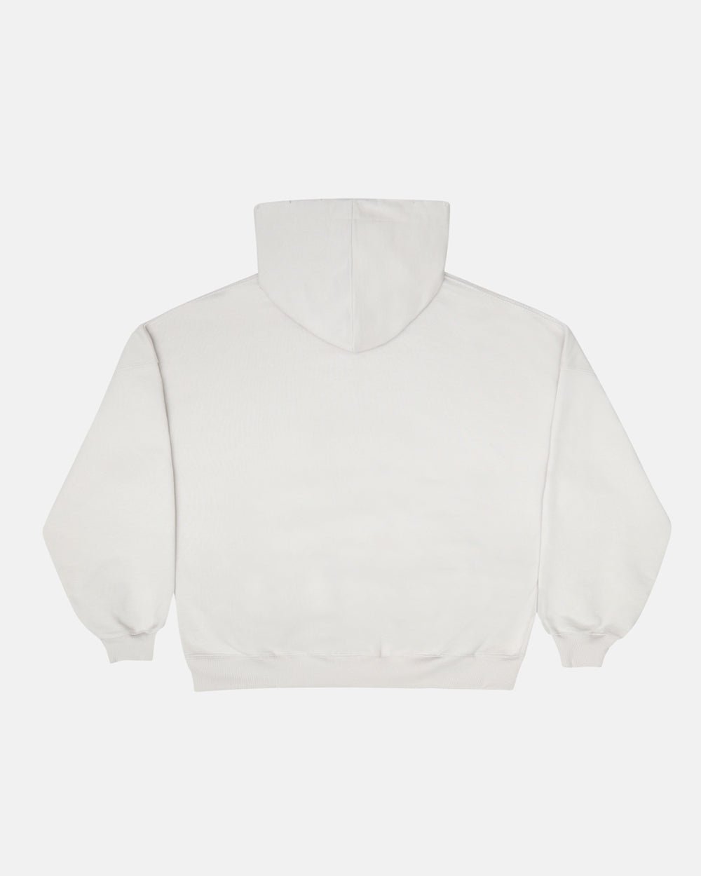 SUDADERA CON CAPUCHA Y CREMALLERA SCRIPT GRIS CLARO