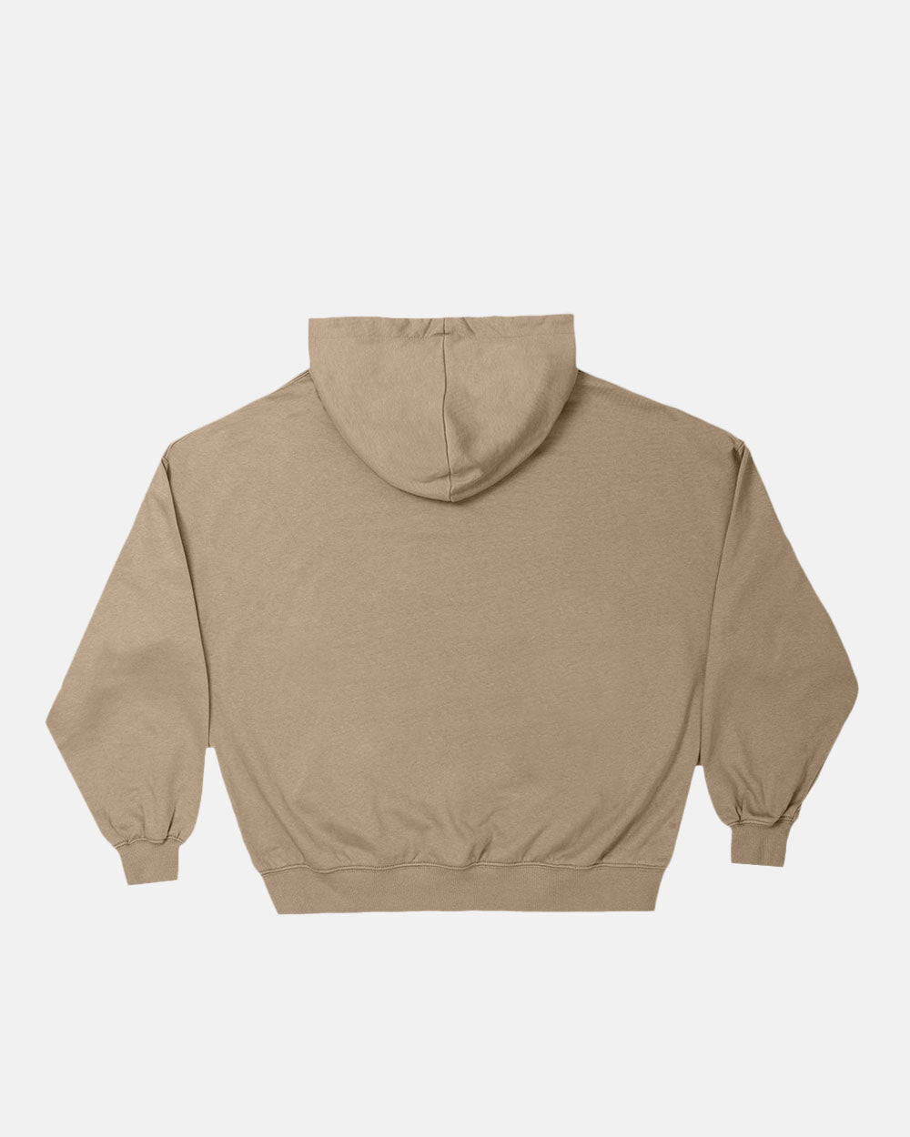 SILICONE DETAIL HOODIE SHADY BROWN